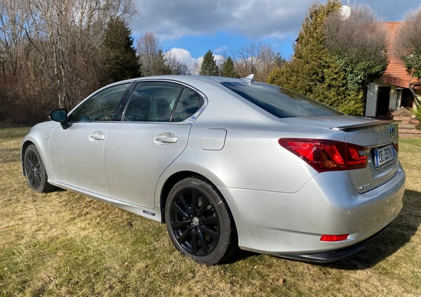 Lexus GS cena 84990 przebieg: 249000, rok produkcji 2012 z Gubin małe 781